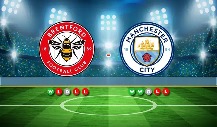 Soi kèo Brentford vs Manchester City, 02h30 - 15/01/2025